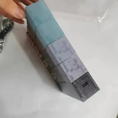 Lámpara LED de bloques de construcción